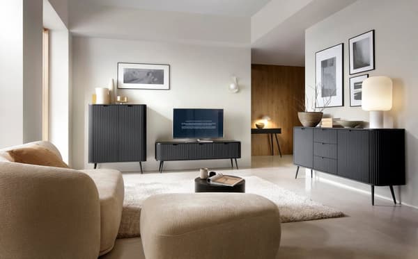 FURNLUX SIVUPÖYTÄ ZOVA MUSTA 103CM