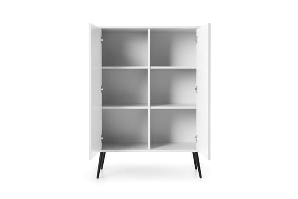 FURNLUX SKÄNK ZOVA VIT & SVART 103CM