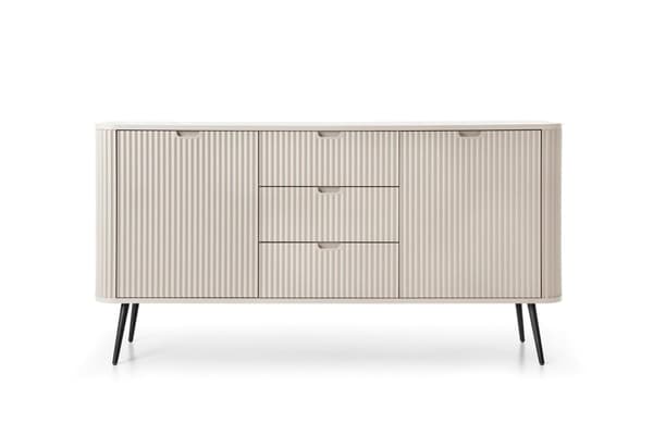 FURNLUX SKÄNK ZOVA BEIGE & SVART 168CM