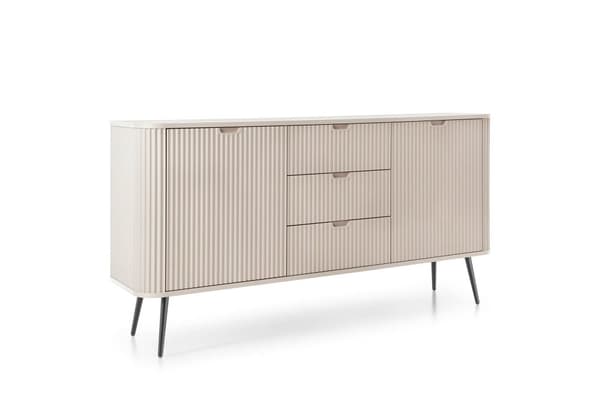 FURNLUX SKÄNK ZOVA BEIGE & SVART 168CM