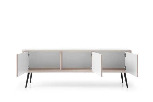 FURNLUX TV-TELINE ZOVA BEIGE & MUSTA 168CM