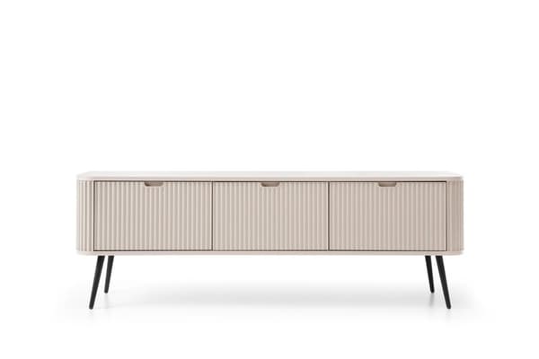 FURNLUX TV-TELINE ZOVA BEIGE & MUSTA 168CM