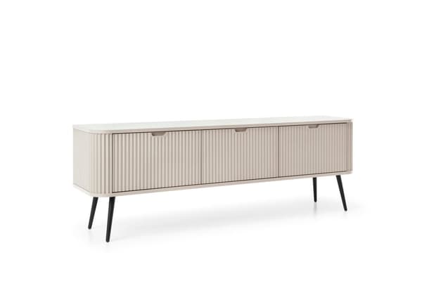 FURNLUX TV-TELINE ZOVA BEIGE & MUSTA 168CM