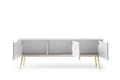 Pikkukuva 3 / 4: FURNLUX TV-TELINE ZOVA BEIGE & KULTA 168CM