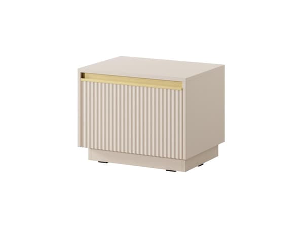 FURNLUX NATTDUKSBORD ROYAL BEIGE & GULD 54CM