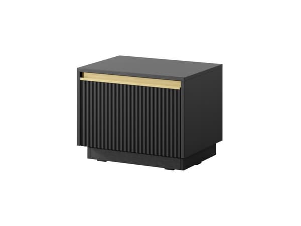 FURNLUX NATTDUKSBORD ROYAL SVART & GULD 54CM