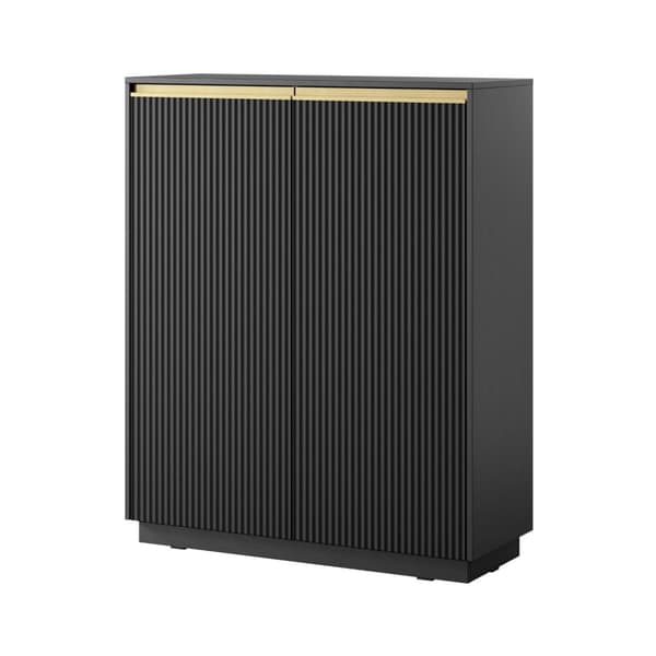 FURNLUX SKÄNK ROYAL SVART & GULD 104CM