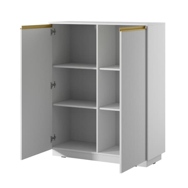 FURNLUX LIPASTO KUNINKAALLINEN VALKOINEN & KULTA 104CM