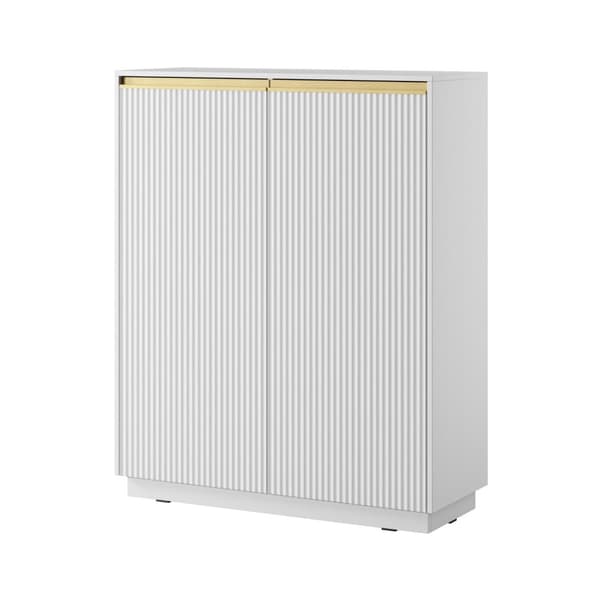 FURNLUX LIPASTO KUNINKAALLINEN VALKOINEN & KULTA 104CM