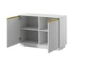 Miniatyrbild 2 av 4: FURNLUX SKÄNK ROYAL VIT & GULD 104CM