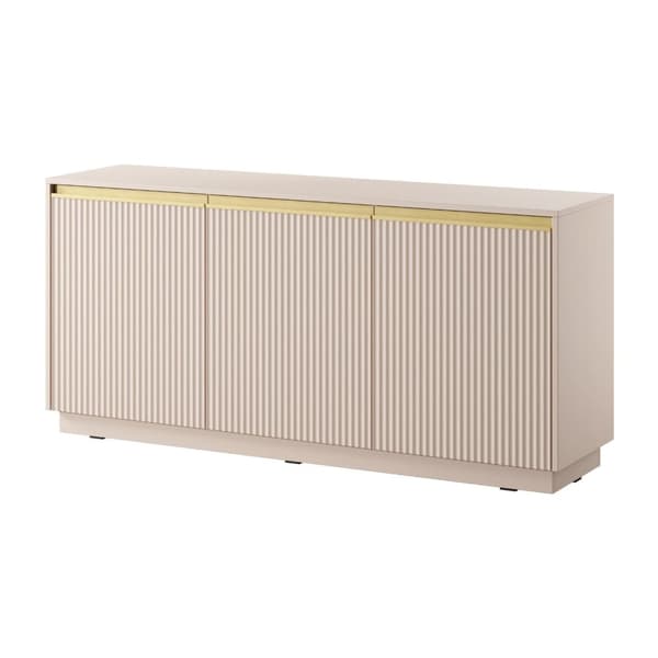 FURNLUX LIPASTO KUNINKAALLINEN BEIGE & KULTA 154CM
