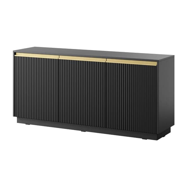 FURNLUX LIPASTO KUNINKAALLINEN MUSTA & KULTA 154CM