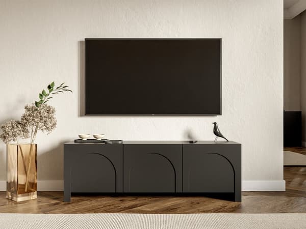 FURNLUX TV-BORD ARCO SVART 150CM