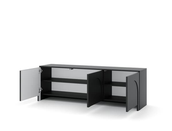 FURNLUX TV-BORD ARCO SVART 150CM