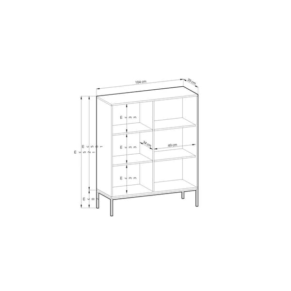 FURNLUX LIPASTO AVON BEIGE & KULTA 104CM