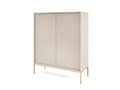 Pikkukuva 1 / 6: FURNLUX LIPASTO AVON BEIGE & KULTA 104CM