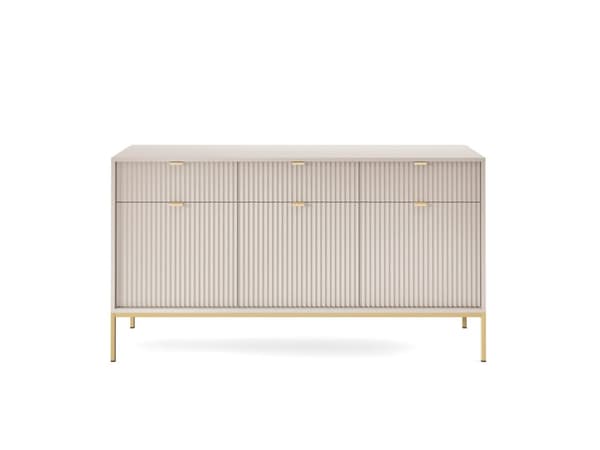 FURNLUX SKÄNK AVON BEIGE & GULD 154CM