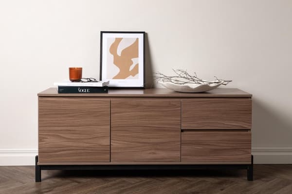 FURNLUX LIPASTO CORPUS PÄHKINÄ & MUSTA 138CM