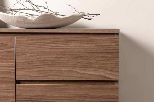 FURNLUX LIPASTO CORPUS PÄHKINÄ & MUSTA 138CM