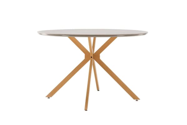 FURNLUX MATBORD PIAZZA MARMORGRÅ & EK 120CM