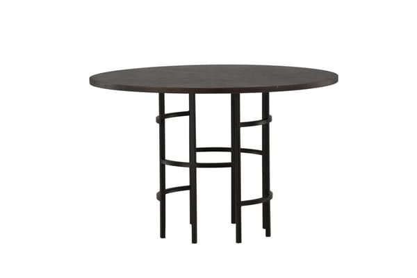 FURNLUX MATBORD COPENHAGEN BRUN & SVART 115CM