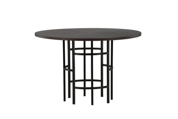 FURNLUX MATBORD COPENHAGEN BRUN & SVART 115CM