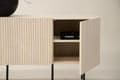 Pikkukuva 5 / 7: FURNLUX SIVUPÖYTÄ BJORKON BEIGE & MUSTA 150CM