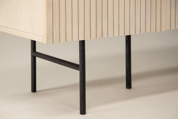 FURNLUX SIVUPÖYTÄ BJORKON BEIGE & MUSTA 150CM