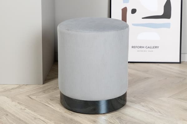 FURNLUX SITTPUFF BENJI GRÅ & SVART 35CM
