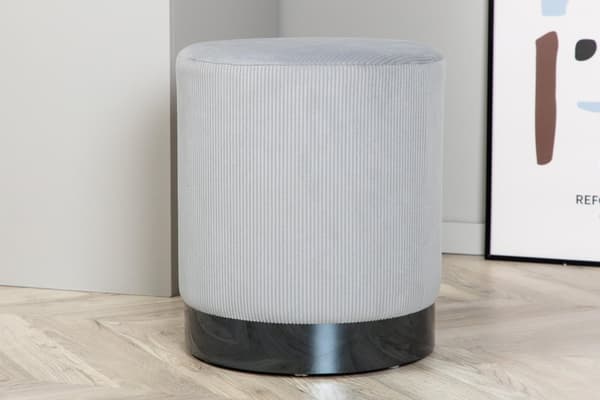 FURNLUX SITTPUFF BENJI GRÅ & SVART 35CM