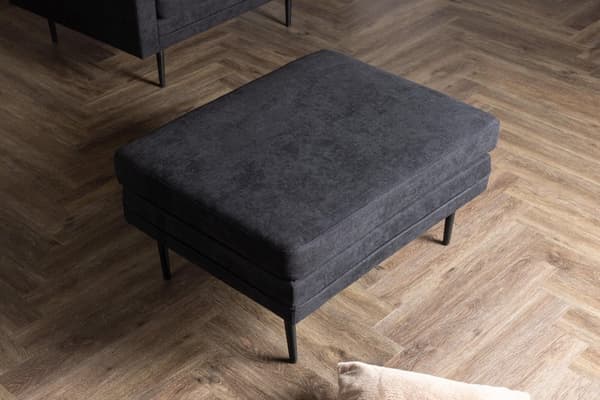 FURNLUX OTTOMAN BOM SVART 90CM