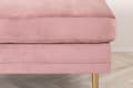 Miniatyrbillede 6 af 9: FURNLUX OTTOMAN BOOM PINK & GOLD 90CM