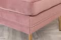 Miniatyrbillede 7 af 9: FURNLUX OTTOMAN BOOM PINK & GOLD 90CM