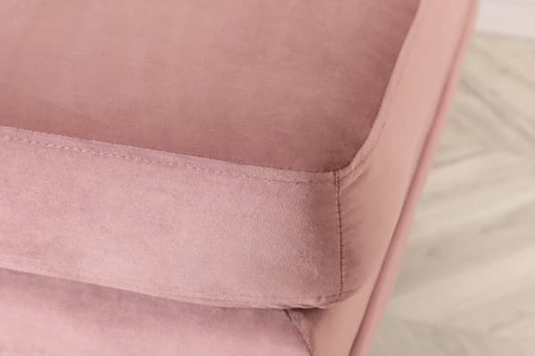 FURNLUX OTTOMAN BOOM PINK & GOLD 90CM