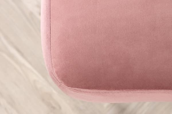 FURNLUX OTTOMAN BOOM PINK & GOLD 90CM