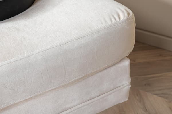FURNLUX OTTOMAN BOOM BEIGE & GULD 90CM
