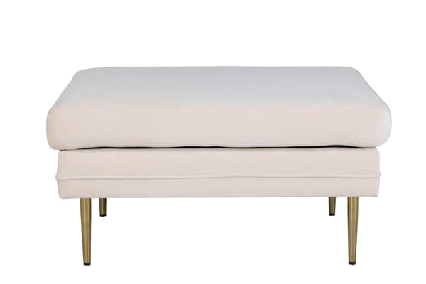 FURNLUX OTTOMAN BOOM BEIGE & GULD 90CM