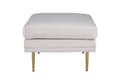 Pikkukuva 3 / 11: FURNLUX OTTOMAANIPUOMI CREME & GOLD 90CM