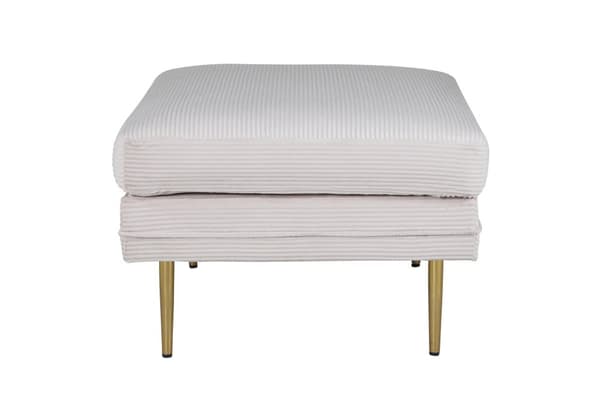 FURNLUX OTTOMAANIPUOMI CREME & GOLD 90CM