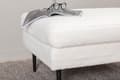Miniatyrbillede 6 af 8: FURNLUX OTTOMAN BOOM HVID & SORT 90CM