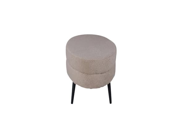 FURNLUX OTTOMAANI OTTO BEIGE & MUSTA 100CM