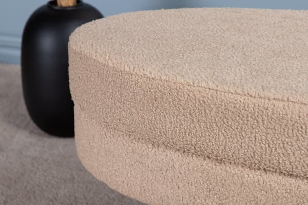 FURNLUX OTTOMAANI OTTO BEIGE & MUSTA 100CM