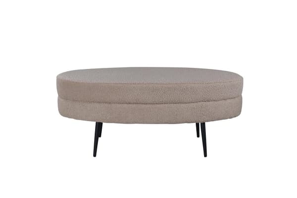 FURNLUX OTTOMAANI OTTO BEIGE & MUSTA 100CM