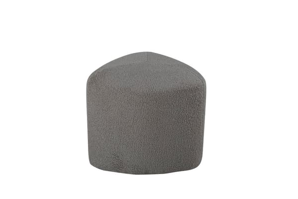FURNLUX PUF PEG GRÅBRUN 46CM