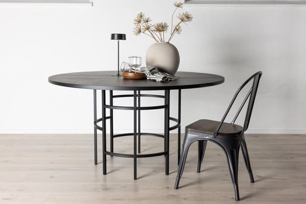 FURNLUX MATBORD COPENHAGEN SVART 140CM