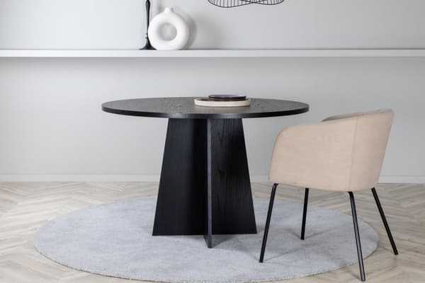 FURNLUX MATBORD BOOTCUT SVART 110CM