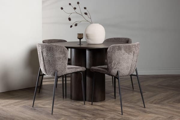 FURNLUX MATBORD OLIVIA BRUN 110CM