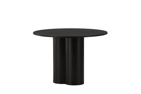 FURNLUX RUOKAPÖYTÄ OLIVIA MUSTA 110CM