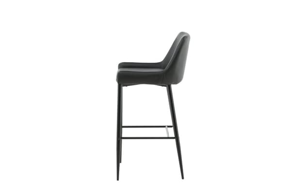 FURNLUX BAARIJAKKARA PLAZA KIILTÄVÄ MUSTA & MUSTA 48CM