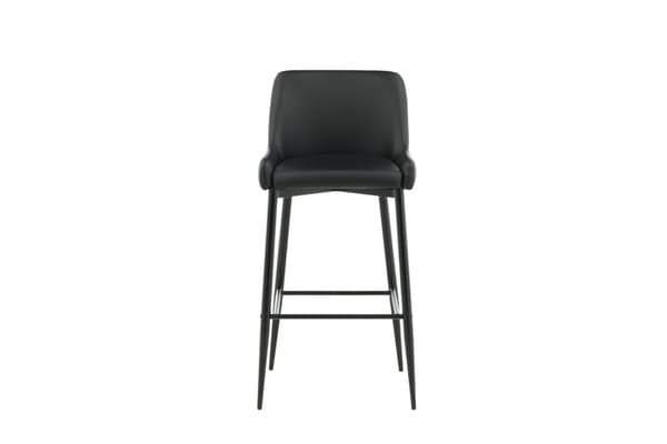 FURNLUX BAARIJAKKARA PLAZA KIILTÄVÄ MUSTA & MUSTA 48CM